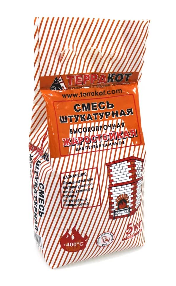 смесь для оштукатуривания печи из кирпича