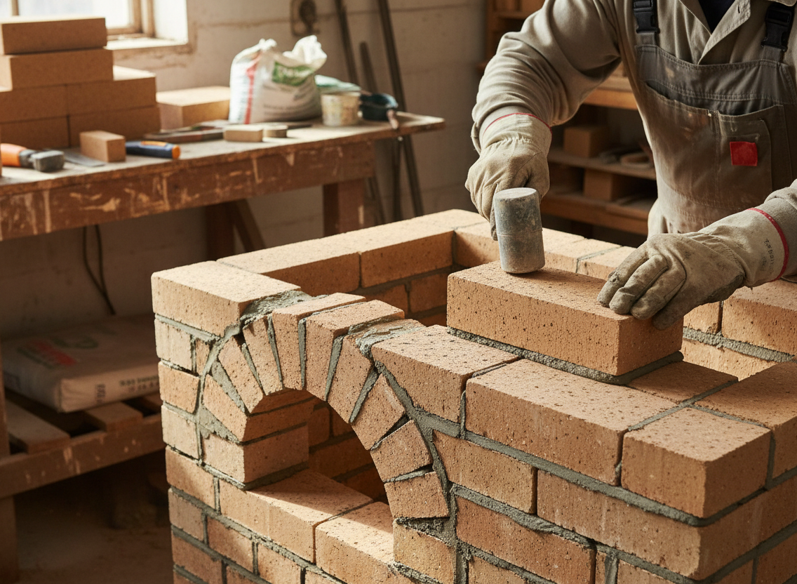 Можно ли класть шамотный кирпич на мертель