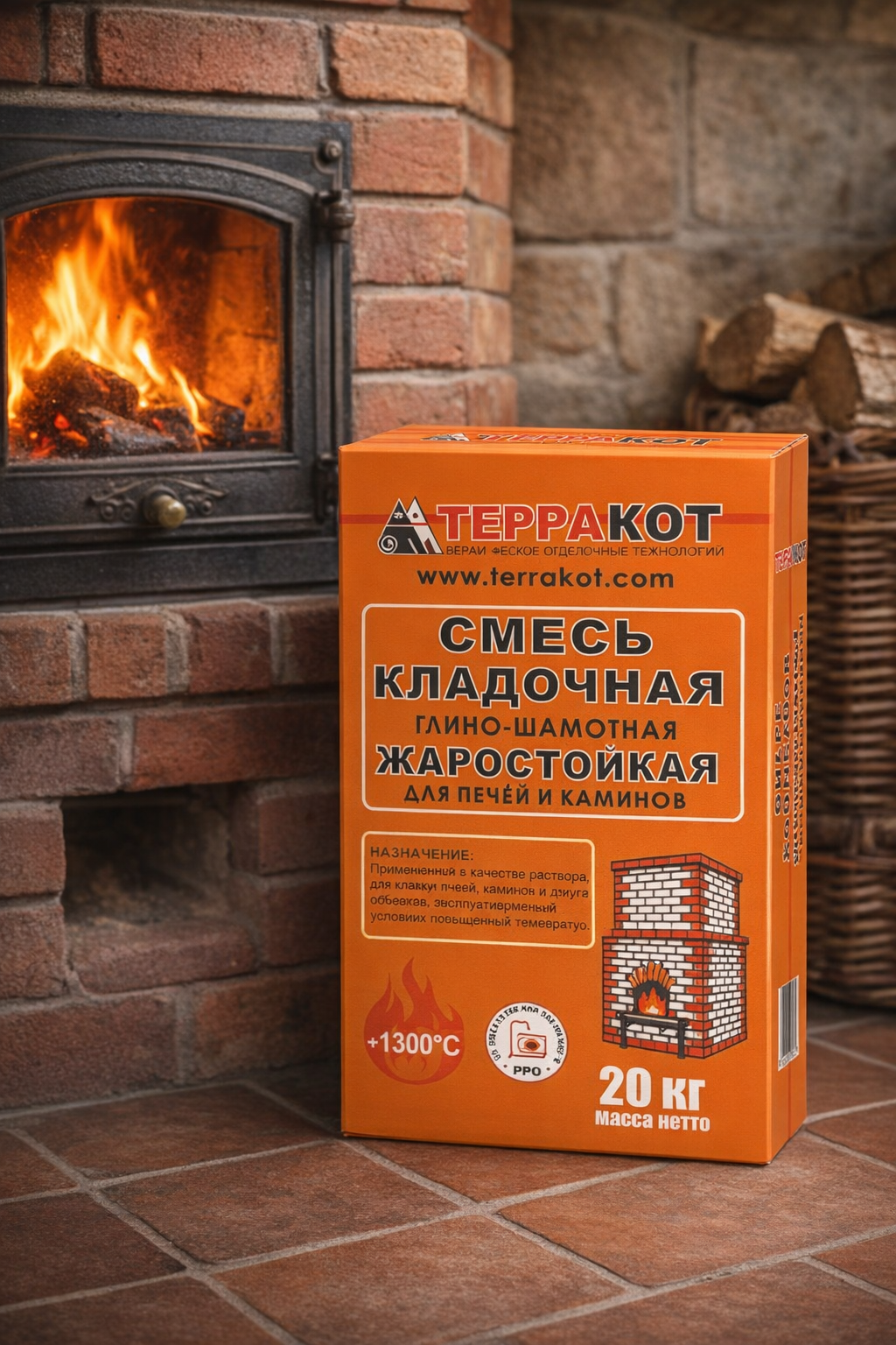 глиношамотная смесь для печи