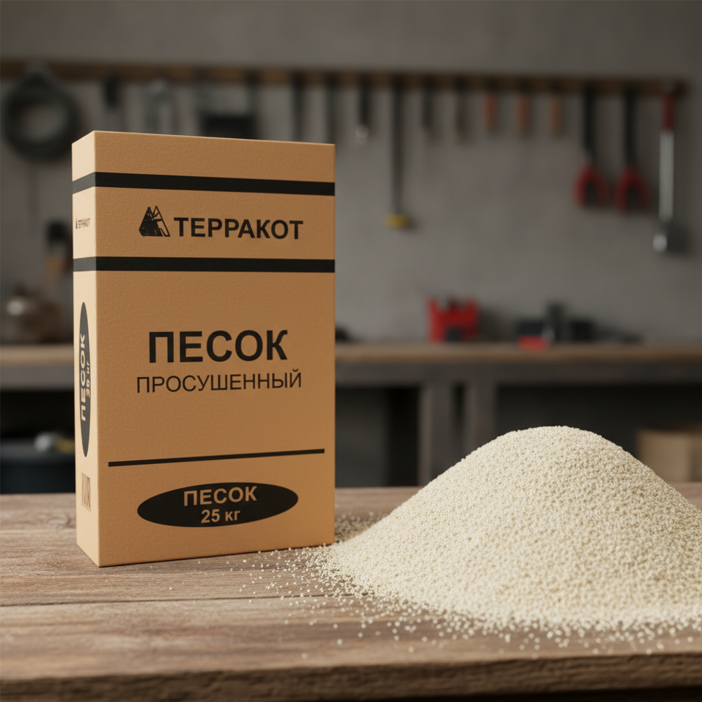 сухой песок для строительства 