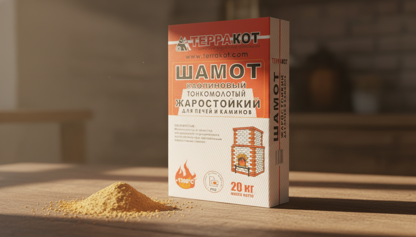 шамот жаростойкий для печей и мангалов