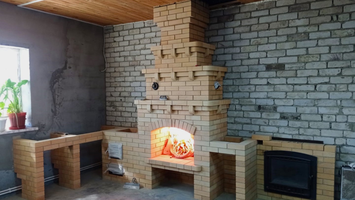 штукатурка печи