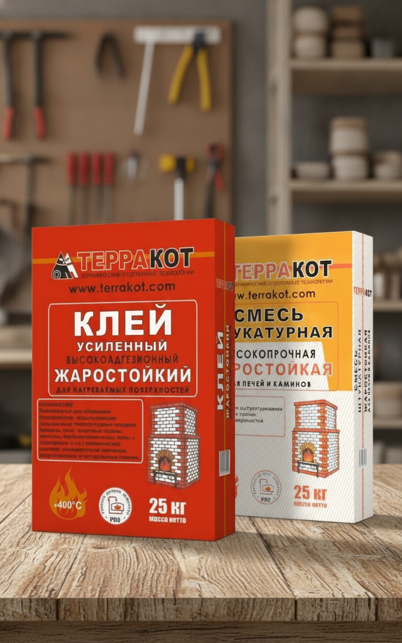 смеси для облицовки печей